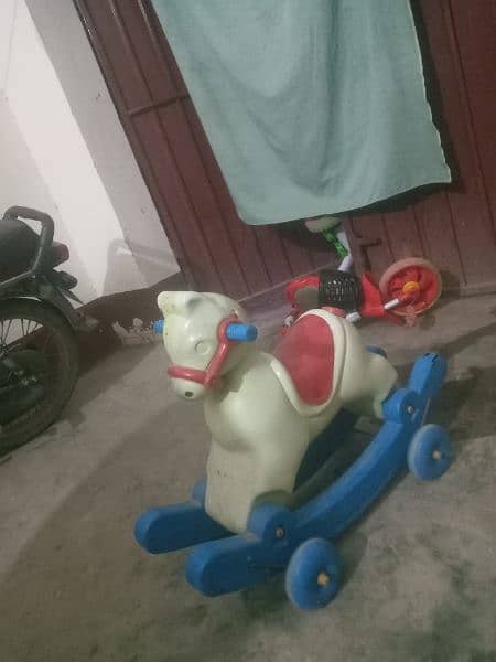 kids horse  6 month used good plastic 03166100934 1