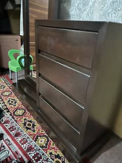 dressing table with mirror