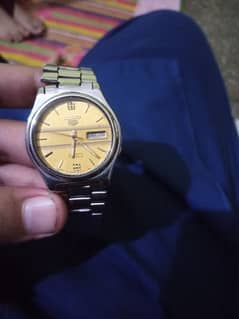 Seiko 5 automatic watch 17 jewels