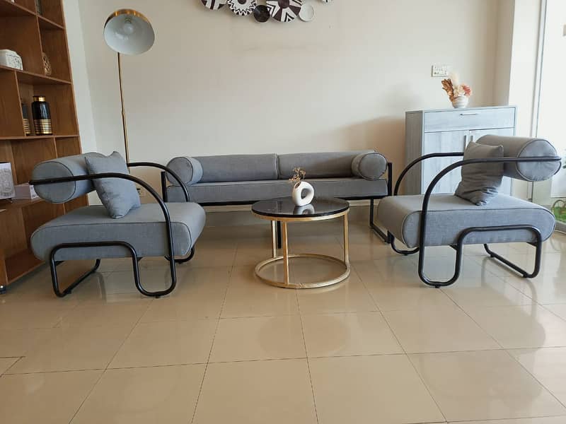 sofa set / metal sofa set / office sofa / indoor sofa / sofa chair 1