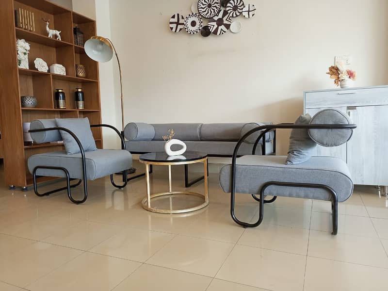 sofa set / metal sofa set / office sofa / indoor sofa / sofa chair 3