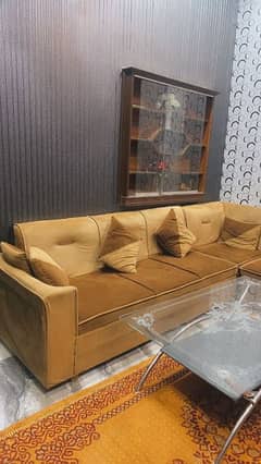 L shaped sofa