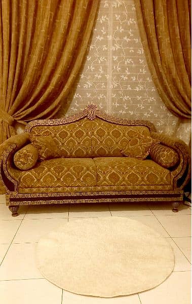 wooden sofa set 0