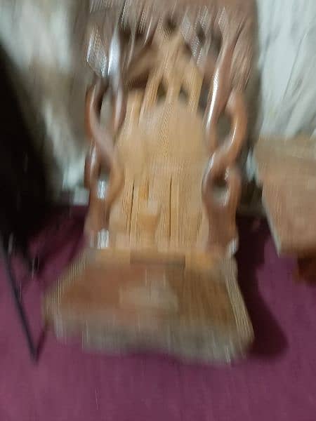 Congo Solid wood chairs table 1