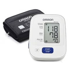 The Omron M2 (HEM-7121-E) automatic blood pressure monitor.