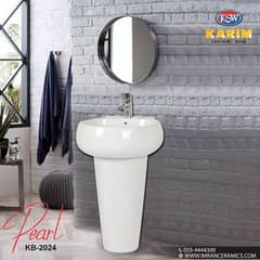 1 commode and 1 KSW brand wash basin for sell