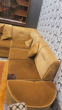 L shaped sofa