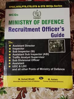 Ministry of defence assistant director book