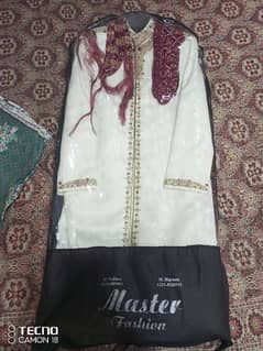 grom sherwani only nikah time used 10/10 condition