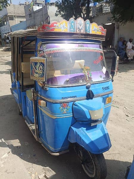 2 Sazgar 6 seater Raksha model 2024 3