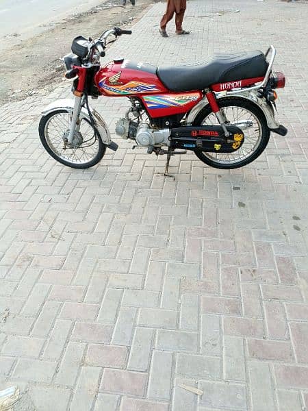 Honda CD 70 motorcycle 2020 model 1