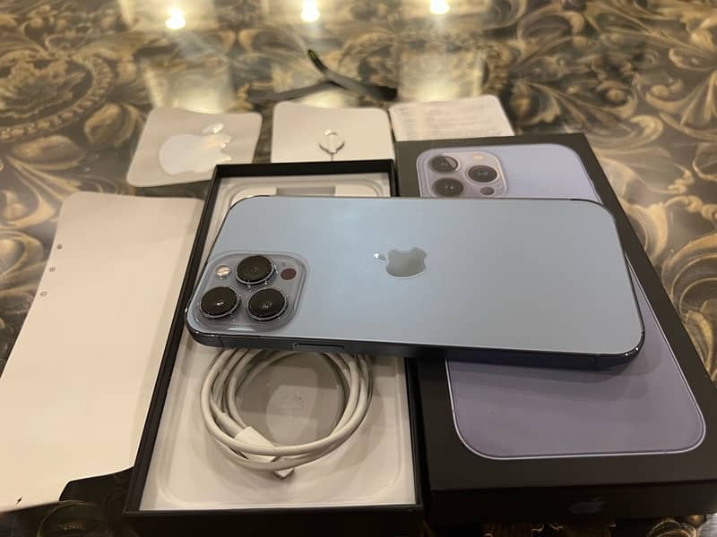 iPhone 13 Pro Max 256gb Blue With Sim time! 6