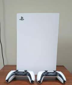 PS5 1TB Disc Edition with 2 Controllers Box Packed