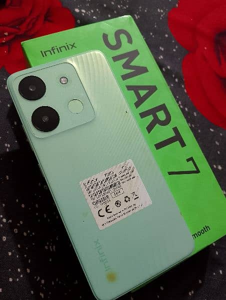 Infinix smart 7 (65 gb 7 ram) 10/9 condition with box 1