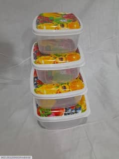 Food storage containers pack of 4