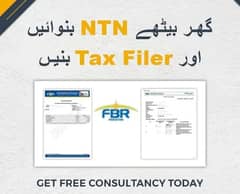 TAX CONSULTANT,FBR,NTN,GST,IPO,COMPANY REGISTERATION,SECP