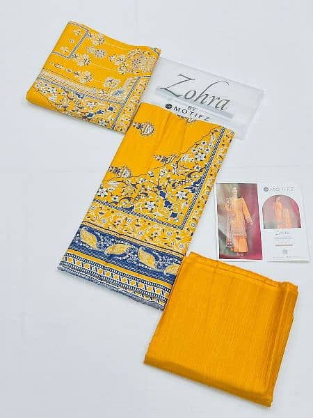 Branded Suits Khaddar Linen 1