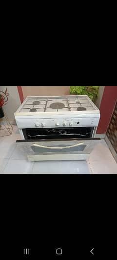 GAS AND ELECTRIC STOVE AND OVEN