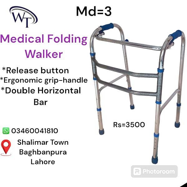 foldable paddle walker/adjustable walker/portable 2