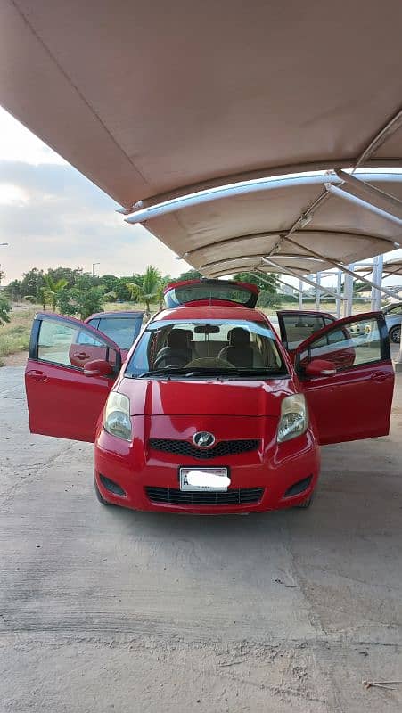 Toyota Vitz 2007 btr mira alto 1