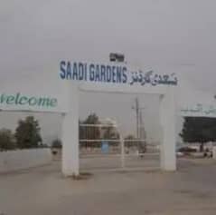 Saadi Garden 135 Yds Corner West Open 40 Ft Road