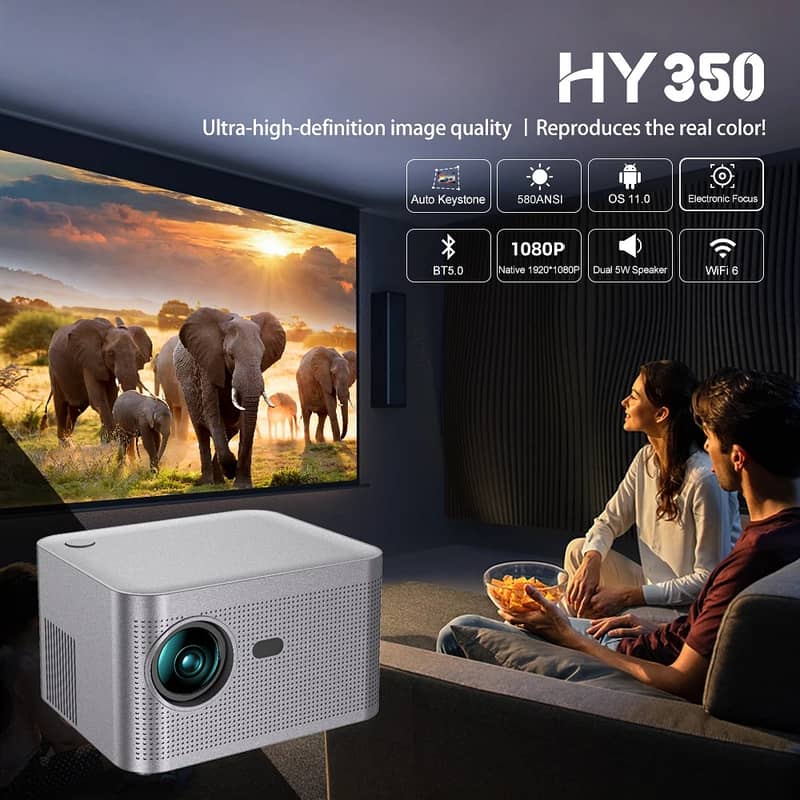 HY350 ANDRIOD PROJECTOR 2/32 GB WITH 580 ANSI 4