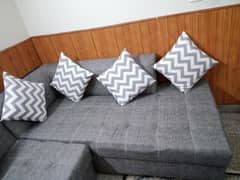 L shape 7 seater sofa urgent sale