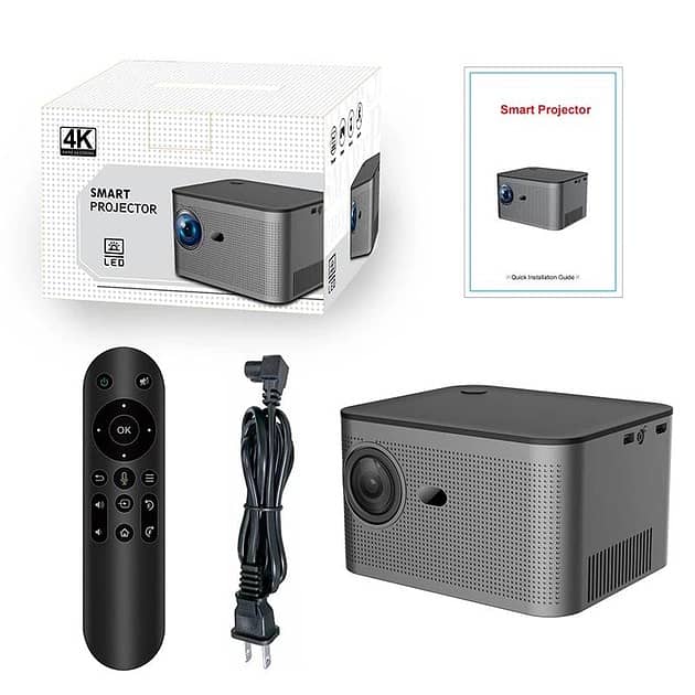 HY350 ANDROID 11.0V SMART PROJECTOR 2GB+32GB 580 ANSI SUPPORT 4K 19