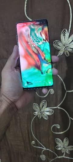 SAMSUNG S10 PLUS 8GB 128GB DUAL SIM INDISPLAY FINGER PTA APPROVED