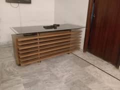 Reception counter and office table