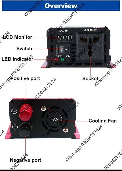 EASUN Pure Sine Wave solar Inverter 12V  To 220V Voltage Electr 5