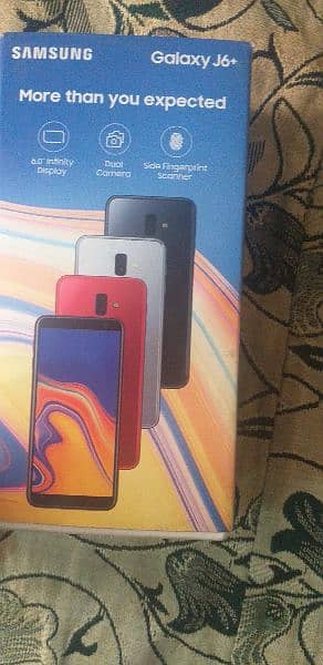 Samsung j6+ home use mobile with box just 1 side miner damege 5