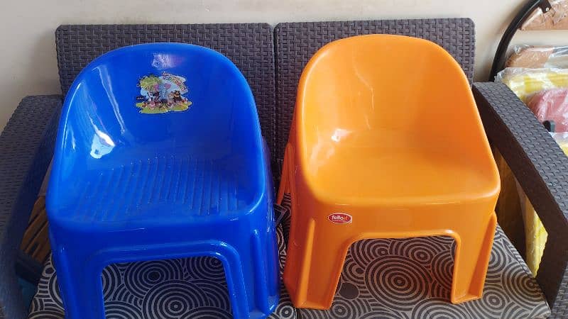 Pure Plastic Chairs - Different Size/Design Available 2