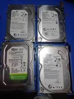 500 Gb 4piece hard drive