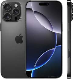 I phone 16 pro max 256 GB colour black