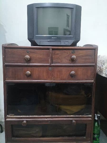 Sony Stereo MultiSystem TV with TV Trolley 1