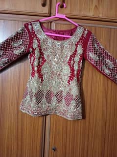 bridal dress lehnga red color