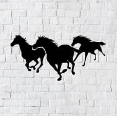 Horse design calligraphy Wall Art