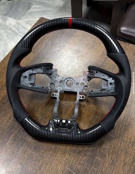 Civic X 2016 / 2021  Forged Fiber Steering 3