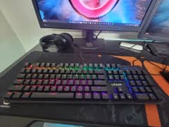 Mechanical keyboard RGB Blue Switches 8/10 0