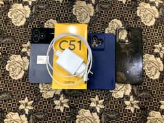 Realme C51 pta approved with complete box.