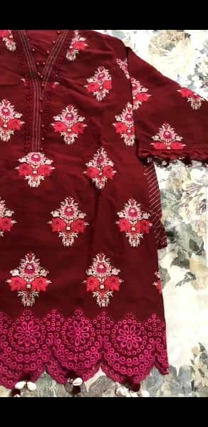 Sana Safinaz Bridal Luxury shirt Fully Embroidered 3