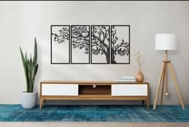 WOODEN WALL PAINTING