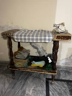 Wooden Iron Table/Stand