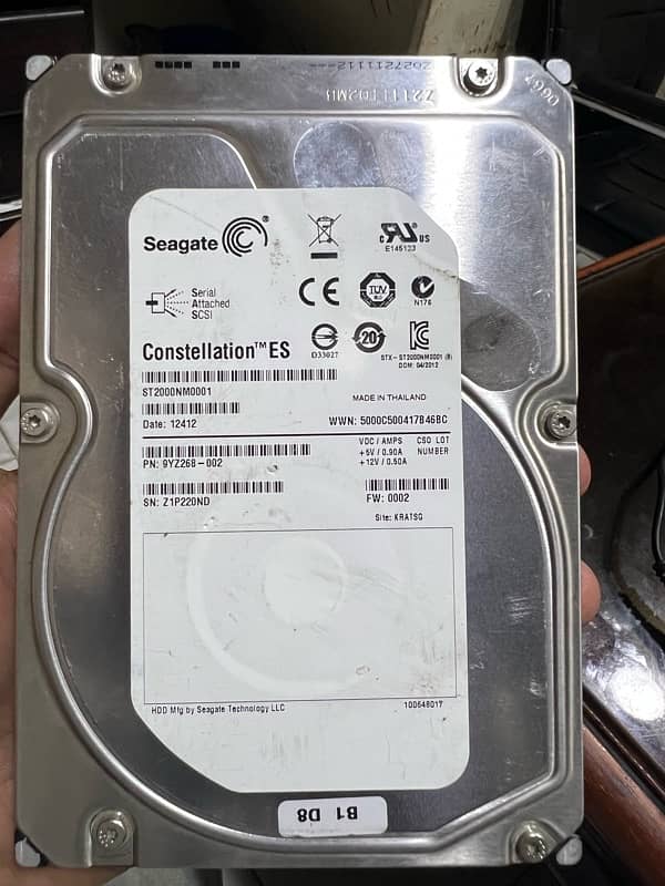 Seagate 2 TB Server Hard Disc 2