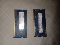 Laptop Ram 2GB DDR3 PC3-10600s MHZ