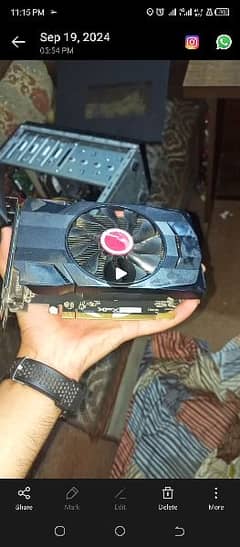 RX 560 4GB 10 by 10 gaming graphics card gpu exchange possible