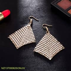 trendy Elegant mesh earrings delivery charges only 90 rupees