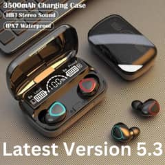 M10 Airbuds / M10 Earbuds / Wireless Bluetooth EarBuds with power bank