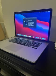 Macbook Pro, i7 2.8 gHz, 15 Inch, 16 GB RAM, 512 GB